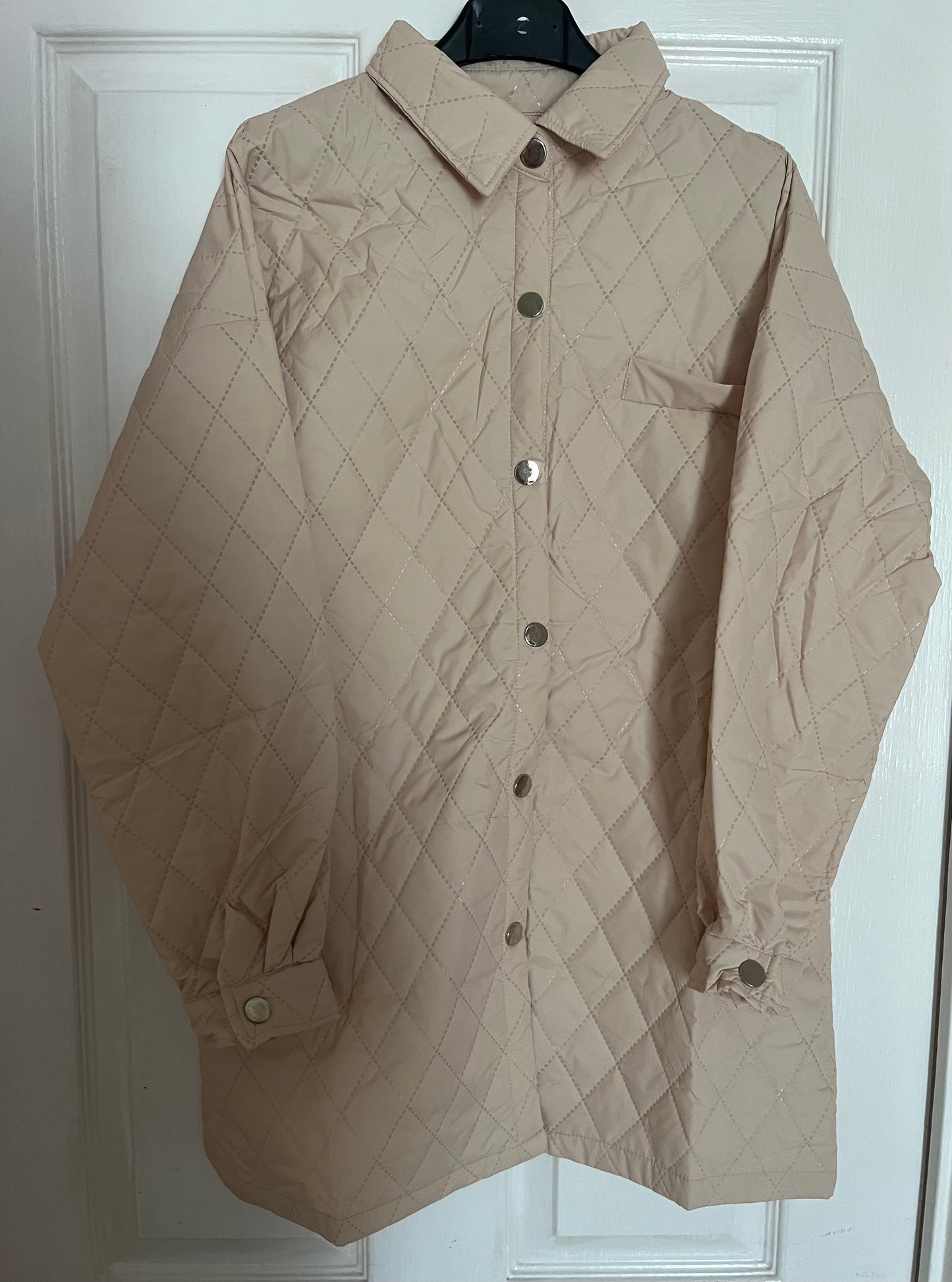 Beige thin lightweight jacket