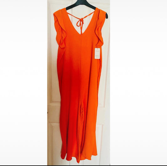 Orange jumpsuit one size