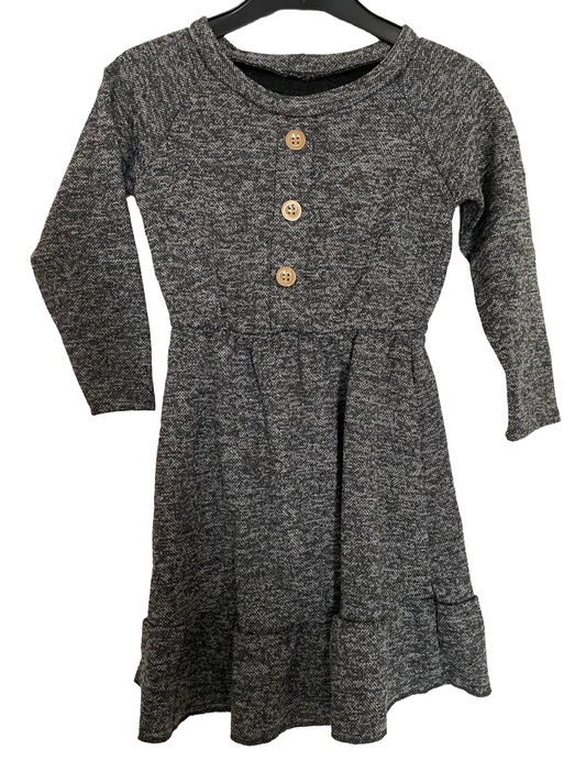 Girls dark grey dress