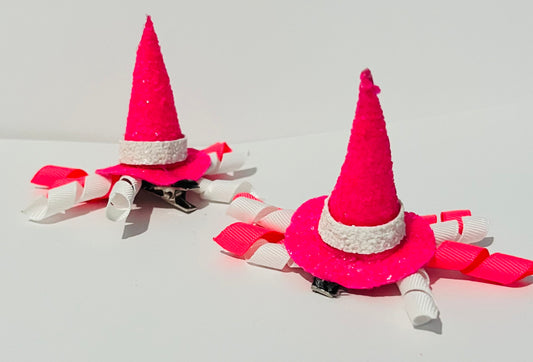 Mini witch hat hair clip