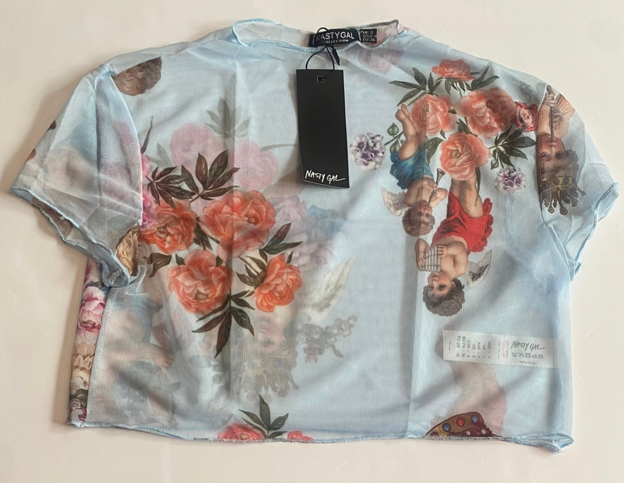 Nasty gal size 8 mesh top