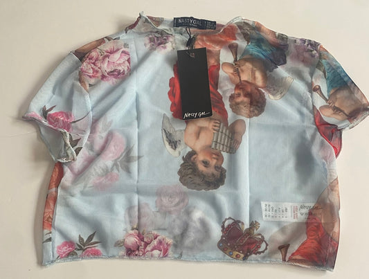 Nasty gal size 4 mesh top