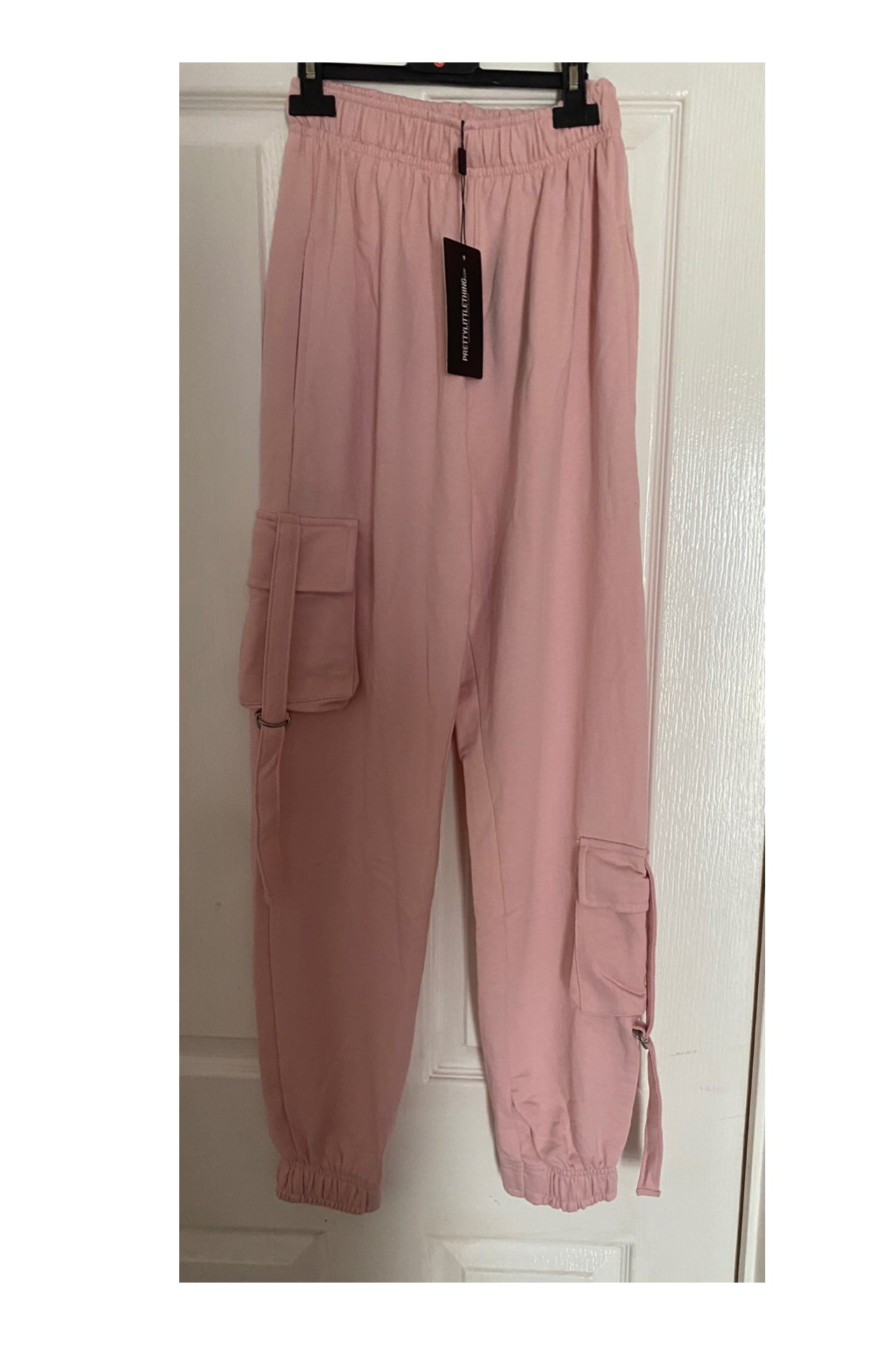 Pretty little thing pink joggers 4 & 12