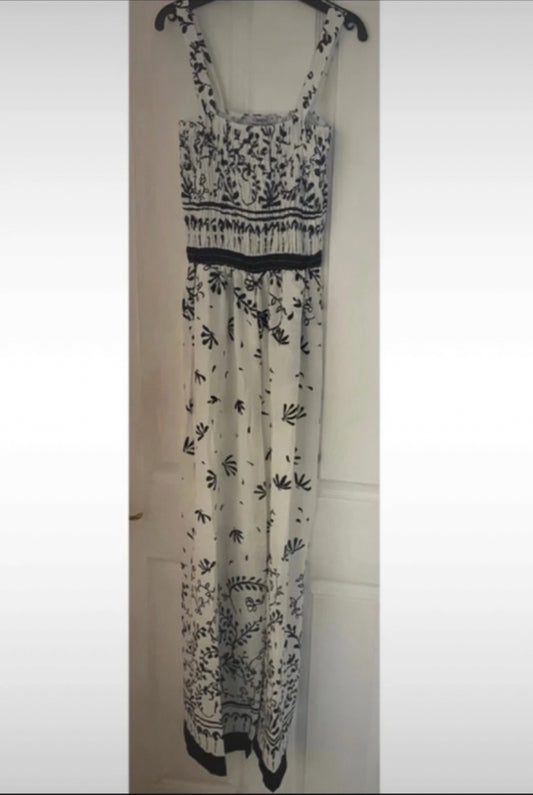 Ladies white stretch jumpsuit